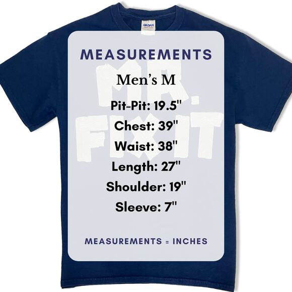 Gildan Mr Fix-It Men’s M Navy Blue Funny Graphic Tee Holiday Gift - Picture 5 of 6